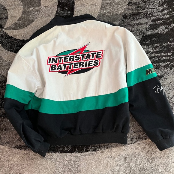 Vintage  Nascar Autographed  Bobby LaBonte Bomber Jacket Size XXL - Picture 2 of 7